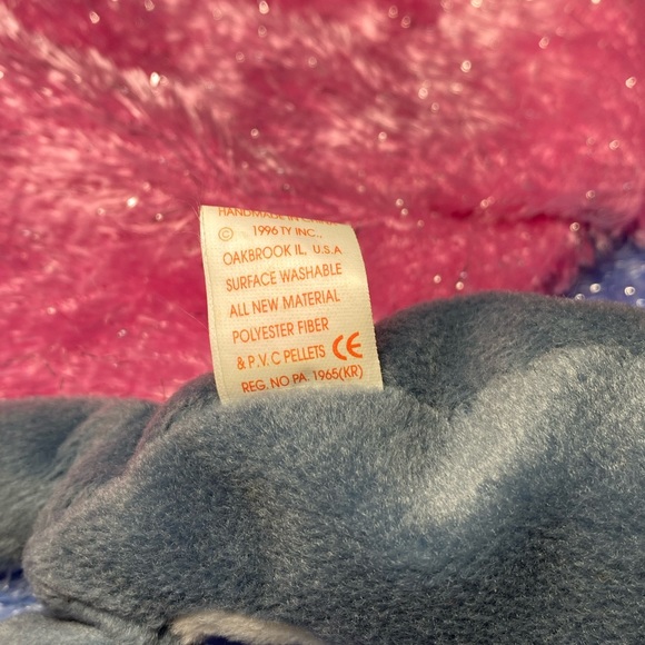 🎁4/$25🎁Waves Beanie Baby Dolphin - Picture 7 of 12